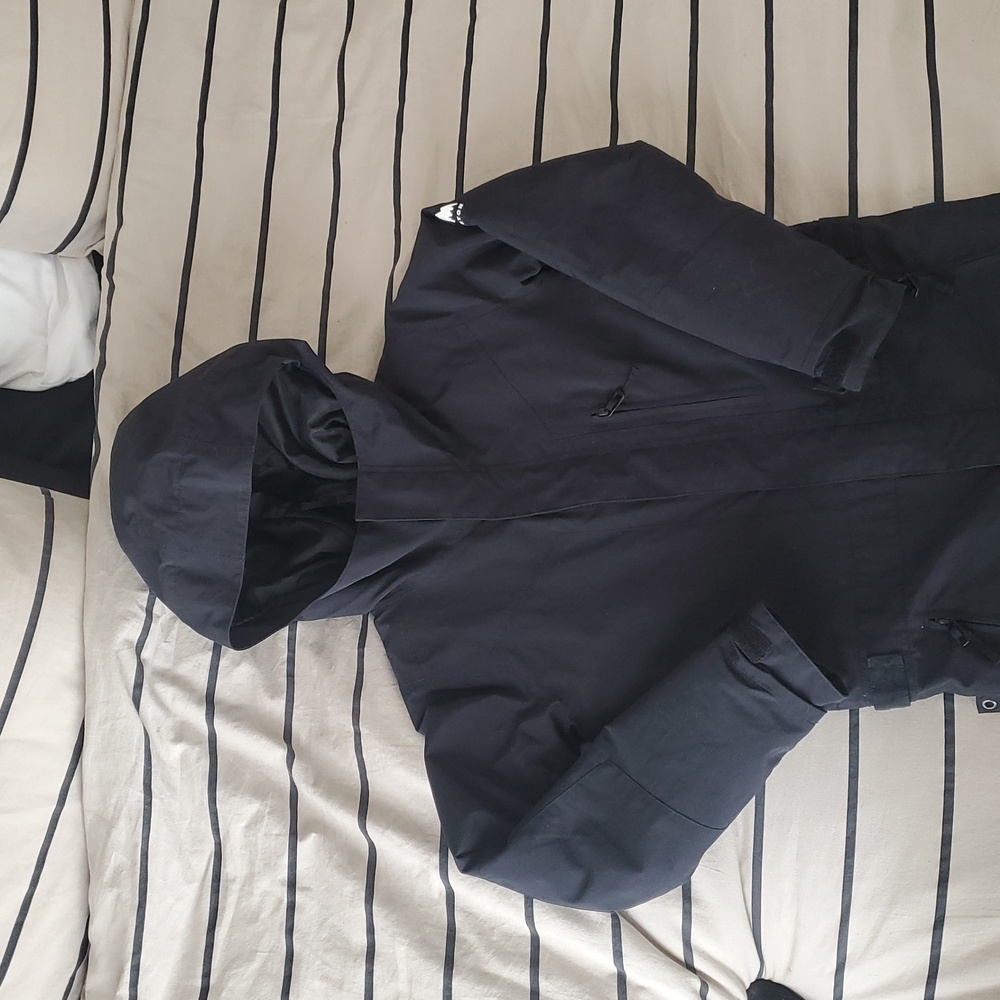 Kids Black Ski Overalls - Picture 4 of 7